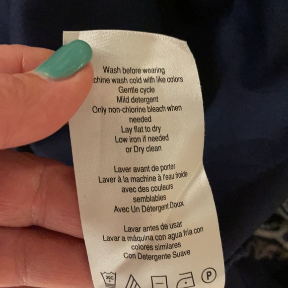 JESSICA SIMPSON MATERNITY sundress bodice ruffle Handkerchief hem Size large - Picture 11 of 11